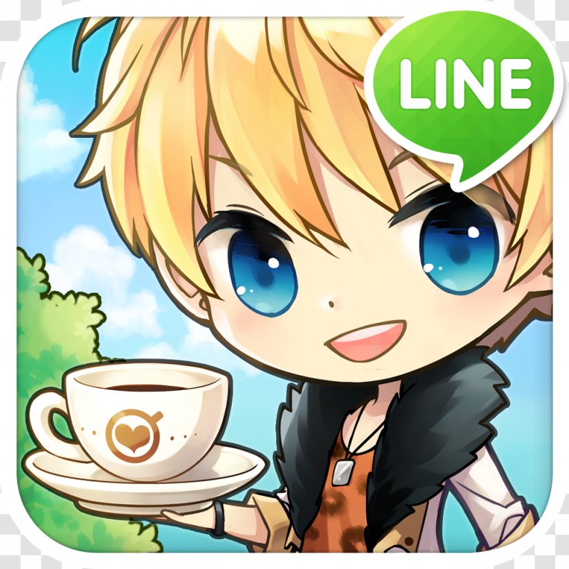 LINE I Love Coffee Cafe Line Games Pokopang - Silhouette Transparent PNG
