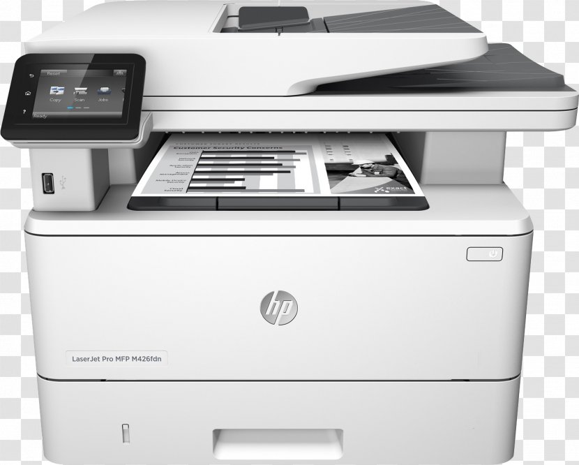 Hewlett-Packard HP LaserJet Multi-function Printer Laser Printing - Computer - Scanner Transparent PNG