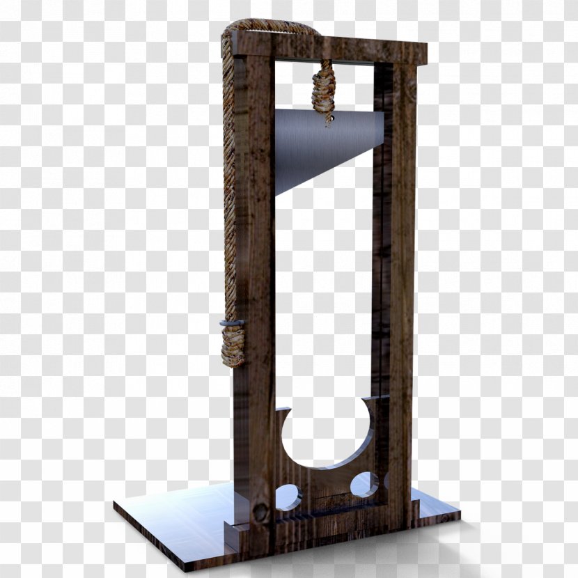 Guillotine Capital Punishment History Gallows - Tree - Double-edged Transparent PNG