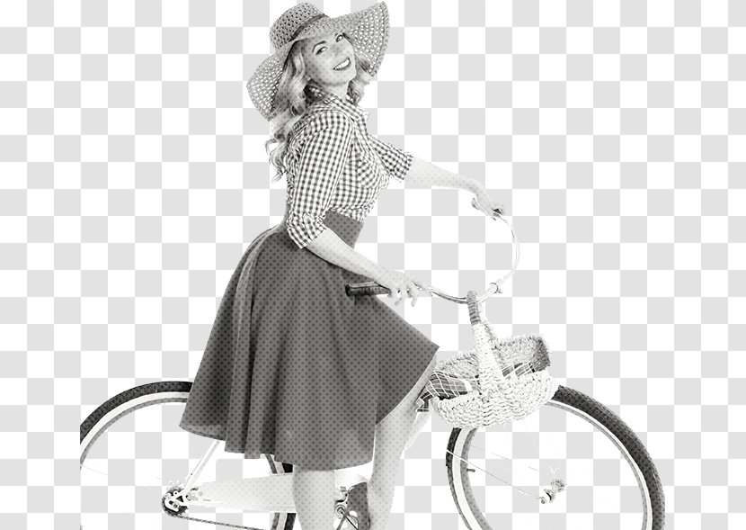 Bicycle Stock Photography Retro Style - Flower Transparent PNG