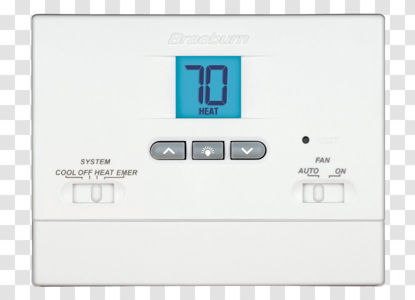 Programmable Thermostat Braeburn 1000NC 1220NC Lux Products - Technology - System Transparent PNG