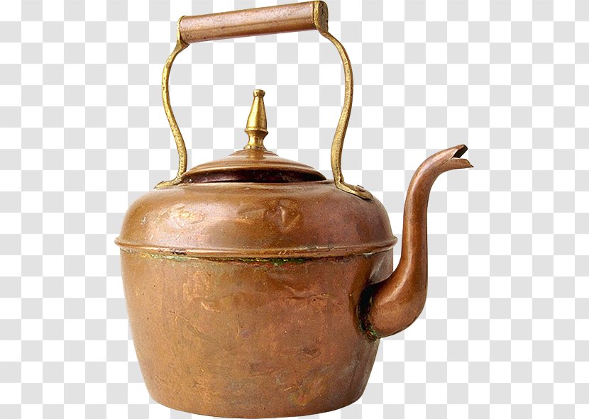 Kettle Teapot Pottery 01504 Tennessee - Copper Transparent PNG