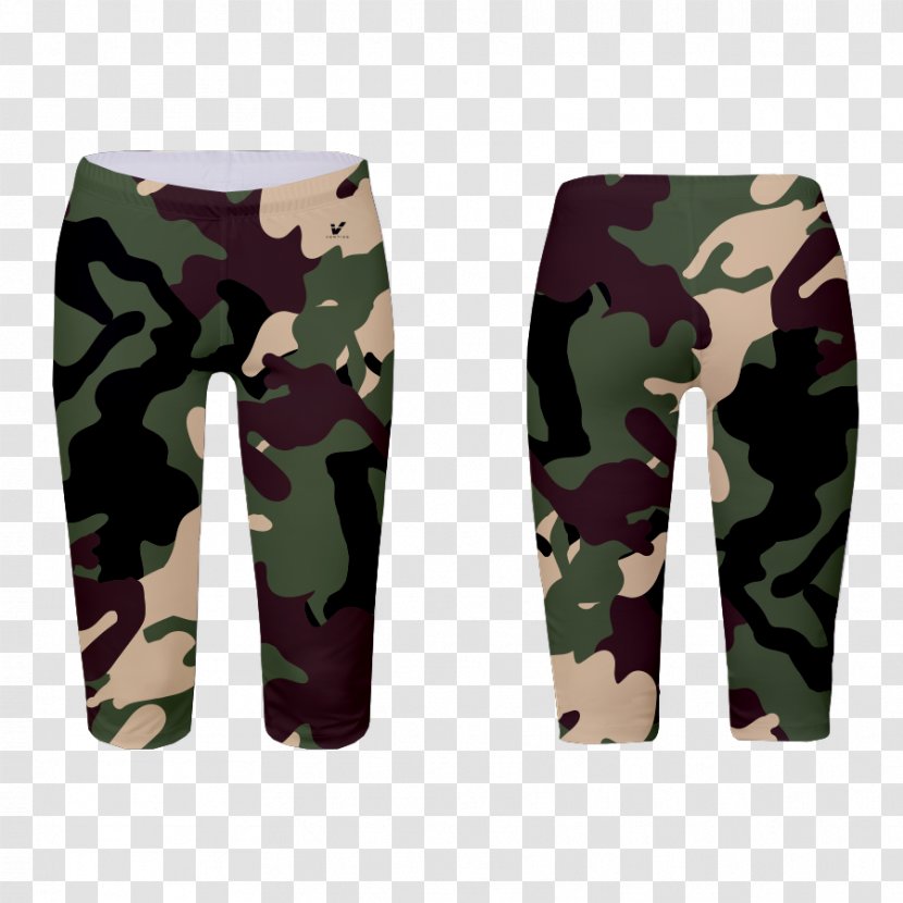 Khaki Camouflage Leggings - Moro Transparent PNG