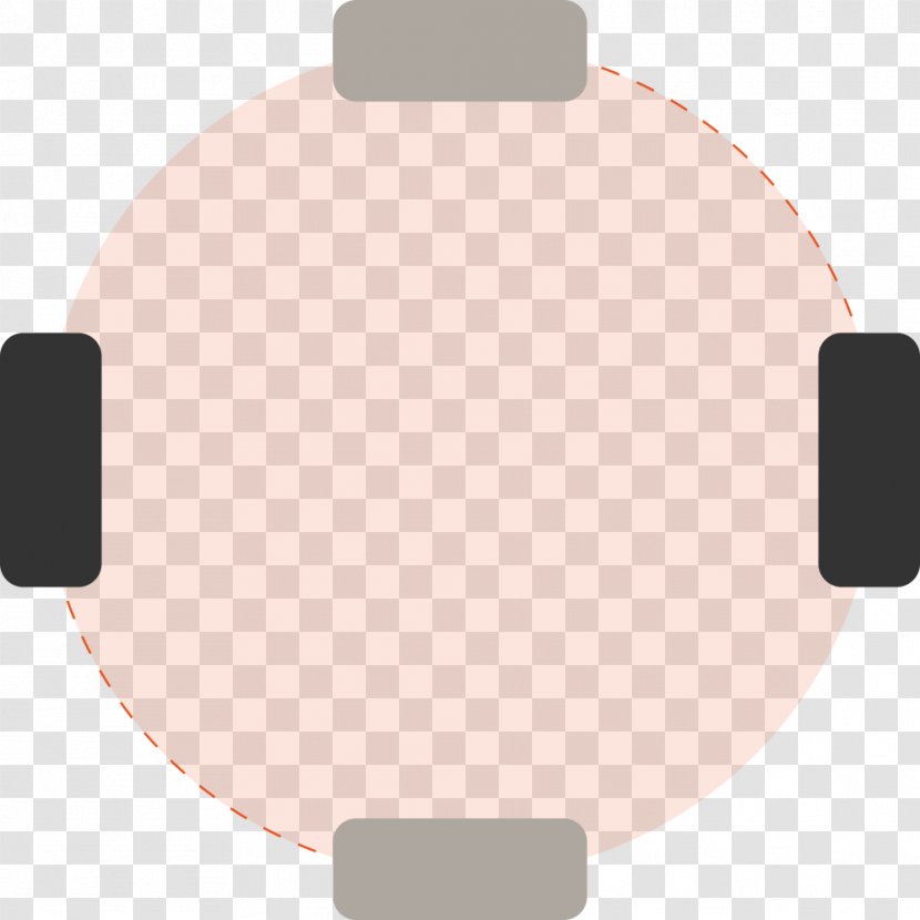 Circle Circumference Angle Ratio Degree - Peach Transparent PNG