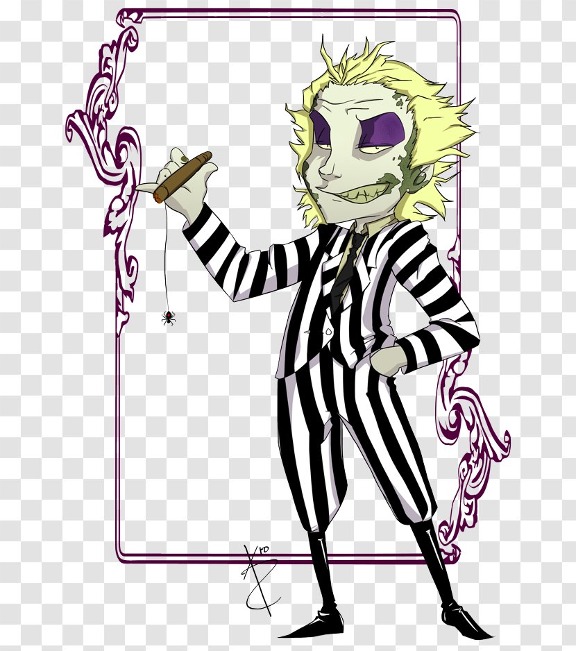 Drawing Fan Art Beetlejuice - Flower - Cartoon Transparent PNG