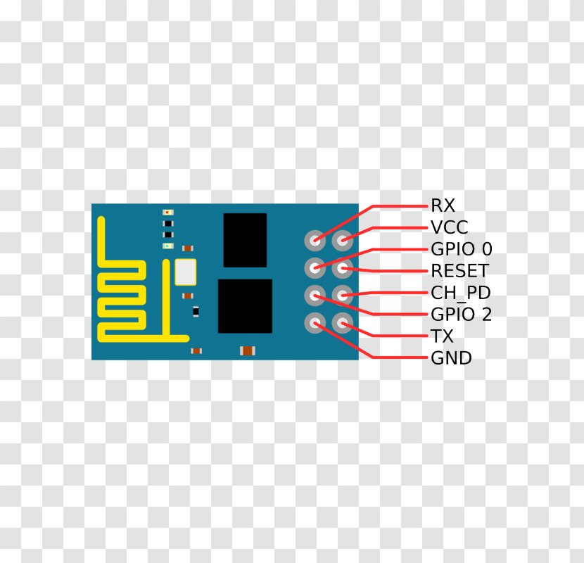 ESP8266 General-purpose Input/output Arduino Wi-Fi Microcontroller - Text - Esp8266 Transparent PNG