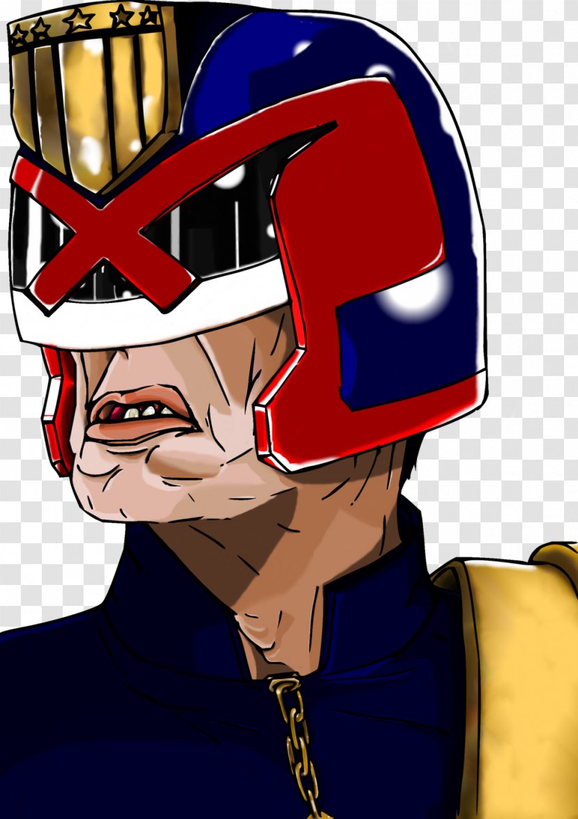 Judge Dredd Drawing Bicycle Helmets Painting Art - Baseball Protective Gear Transparent PNG