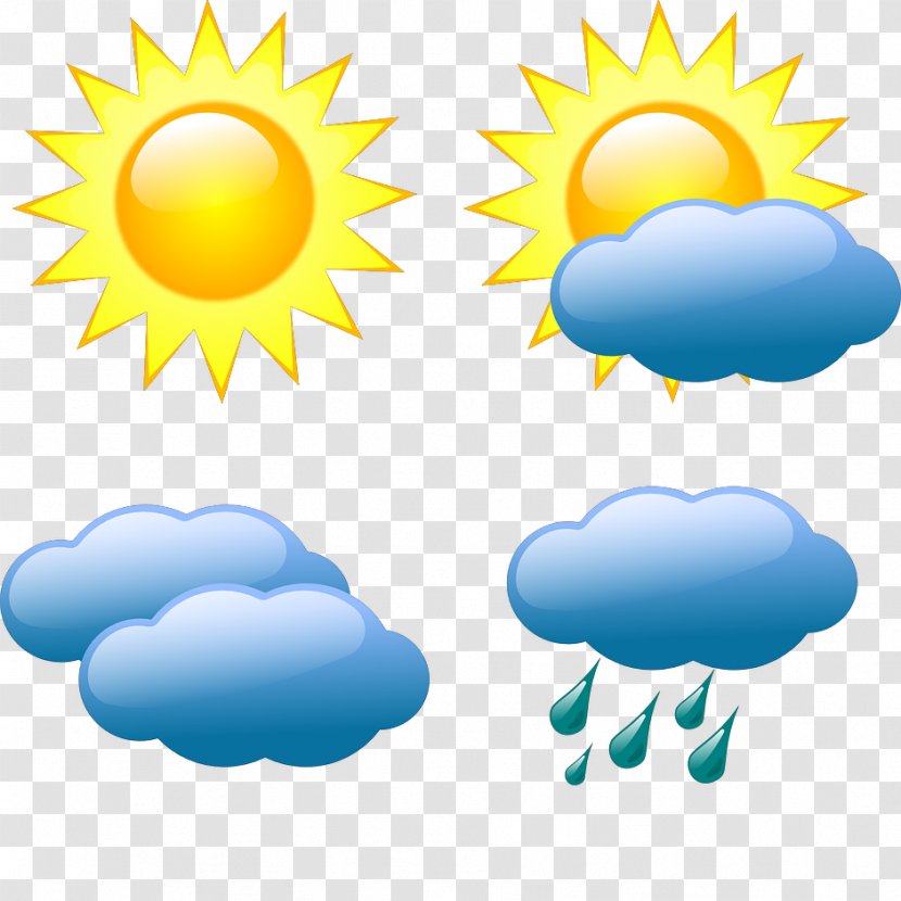 Weather Forecasting Clip Art - Yellow Transparent PNG
