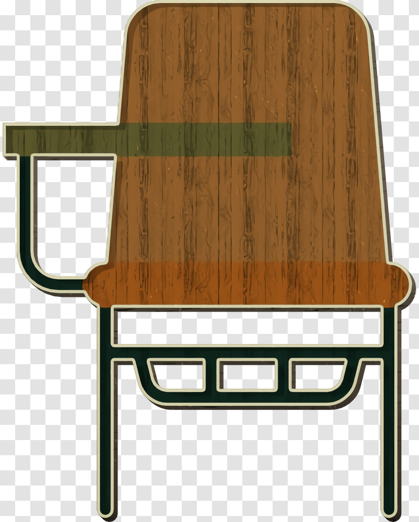 High School Icon Student Icon Desk Chair Icon Transparent PNG