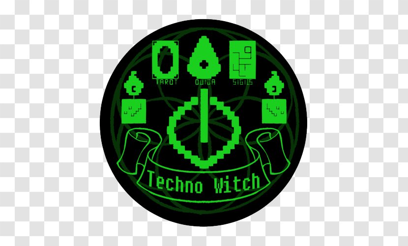 Green Font Logo - Symbol - Techno Transparent PNG