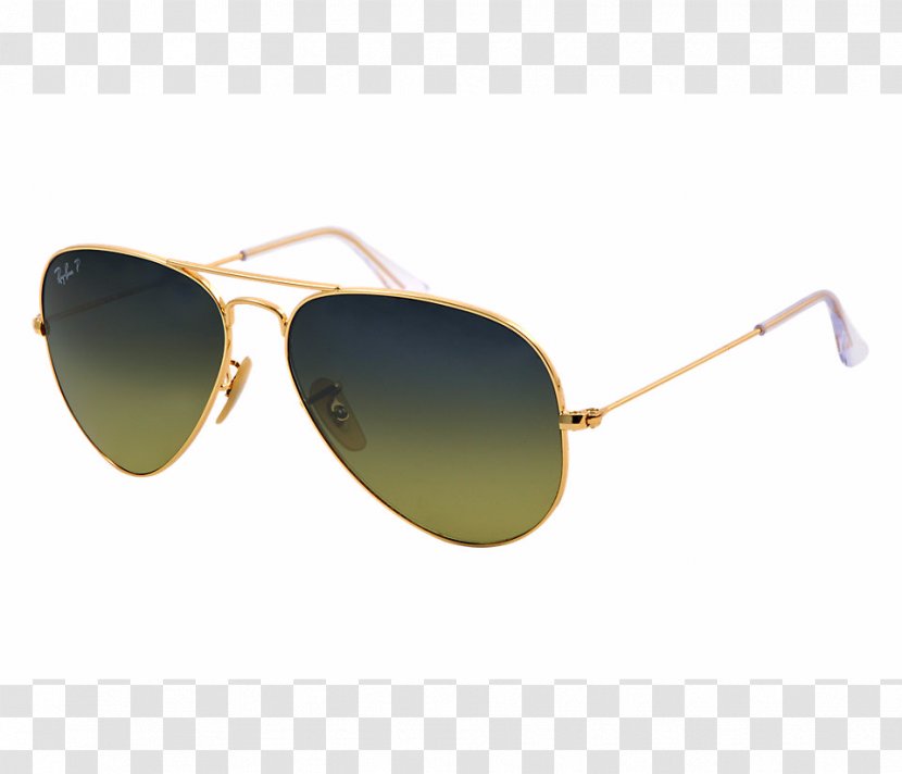 Ray-Ban Aviator Gradient Sunglasses Flash Classic - Eyewear - Ray Ban Transparent PNG