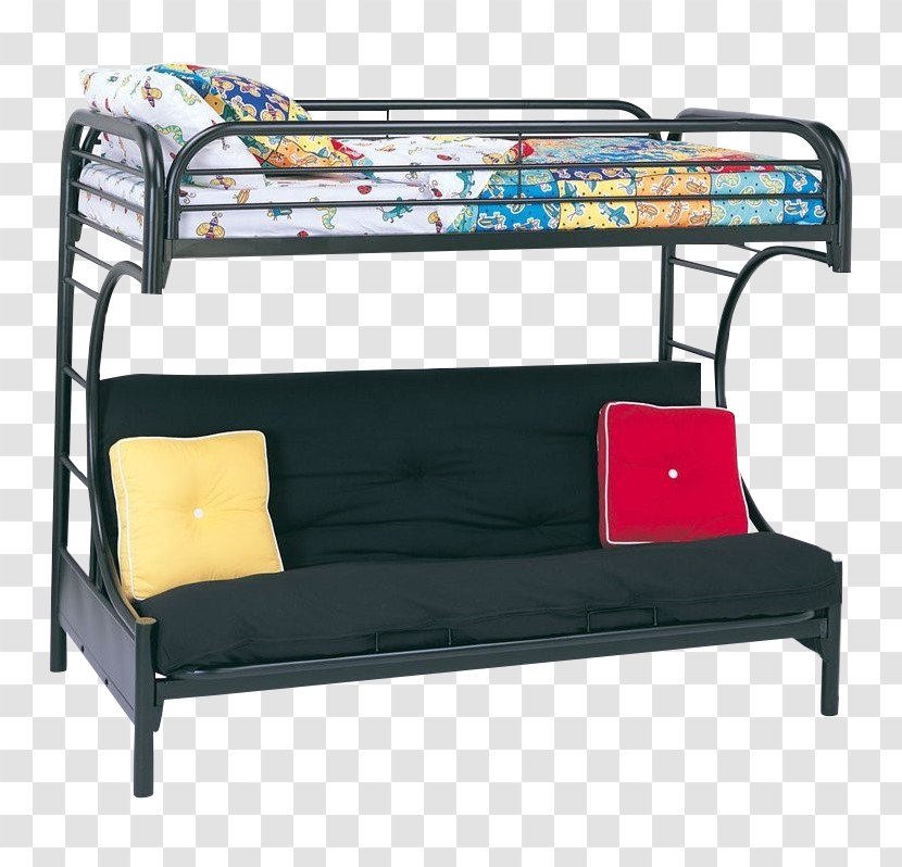 Bunk Bed Futon Furniture Size - Frame Transparent PNG