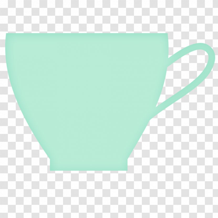 Coffee Cup Green Turquoise Mug Transparent PNG
