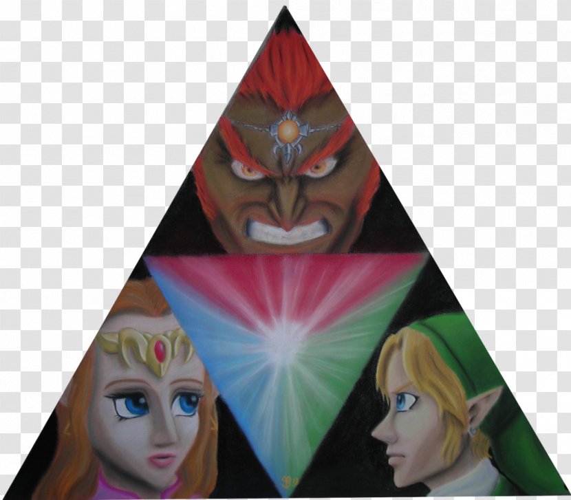 The Legend Of Zelda: Ocarina Time Link Triforce Artist - Social - Courage Transparent PNG