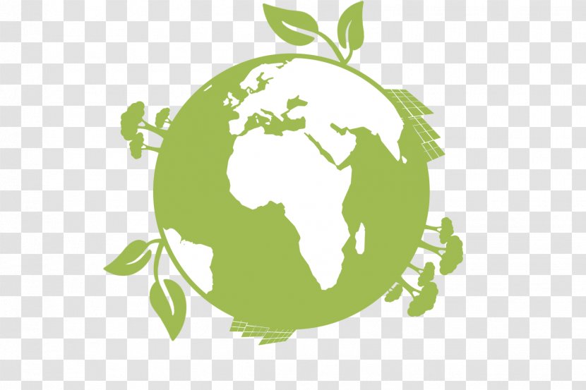 Logo Renewable Energy Brand Cyprus - Globe - Green Transparent PNG