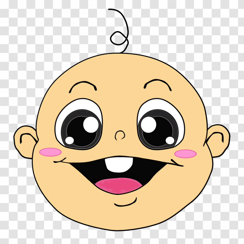 Cartoon Cuteness Smile Infant Transparent PNG