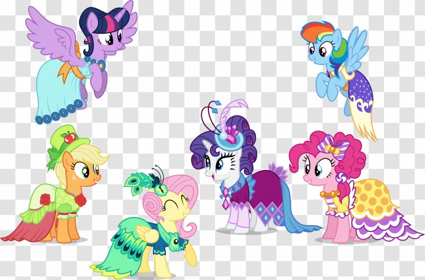Pinkie Pie Rarity Twilight Sparkle Rainbow Dash Applejack - Mythical Creature - Dress Transparent PNG