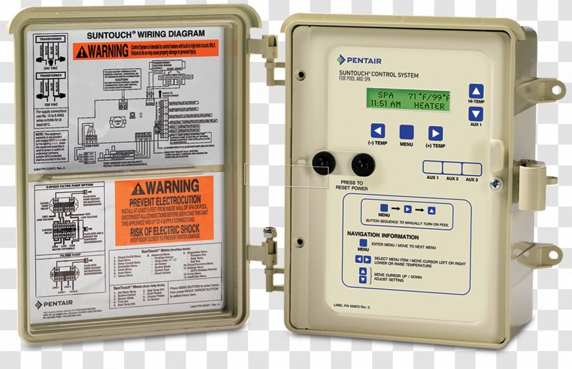 Swimming Pool Control System Hot Tub Automation - Technology - Sun Cream Transparent PNG