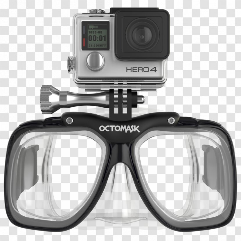 Diving & Snorkeling Masks Scuba GoPro Underwater - Set - Goggles Transparent PNG