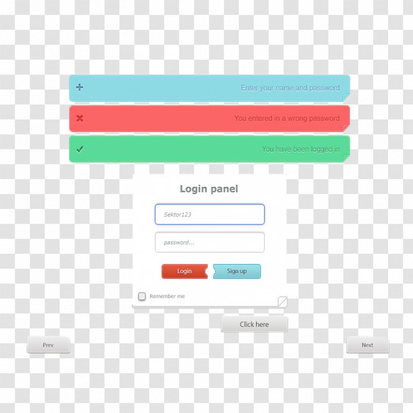 User Interface Design Graphical Cascading Style Sheets Download - Area - Registration Box Free Button Material Transparent PNG