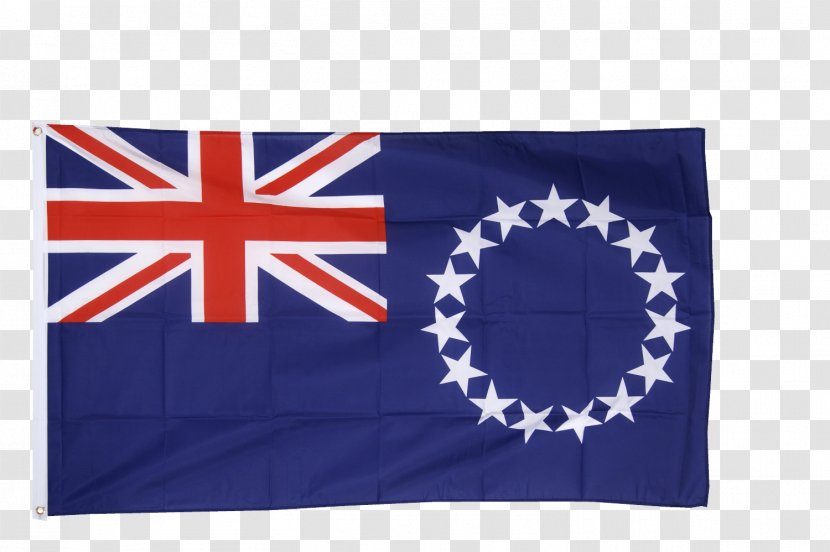 Flag Background - Cook Islands - Rectangle Textile Transparent PNG