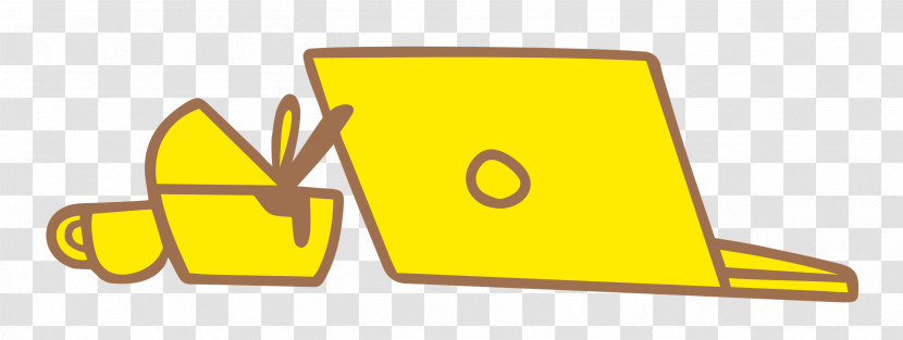 Logo Cartoon Symbol Yellow Line Transparent PNG