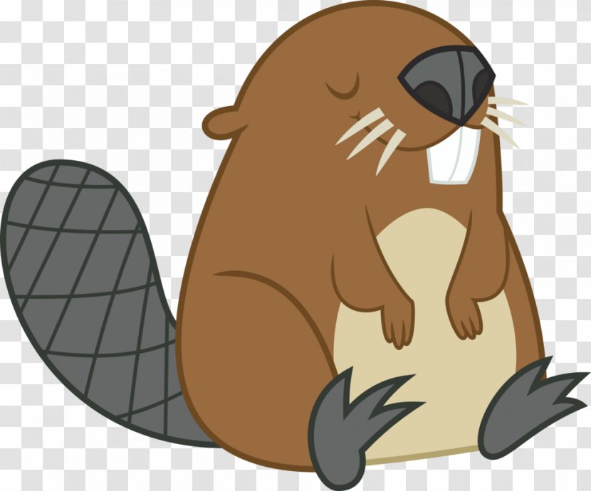Beaver Clip Art - Tail - Eyes Closed Transparent PNG