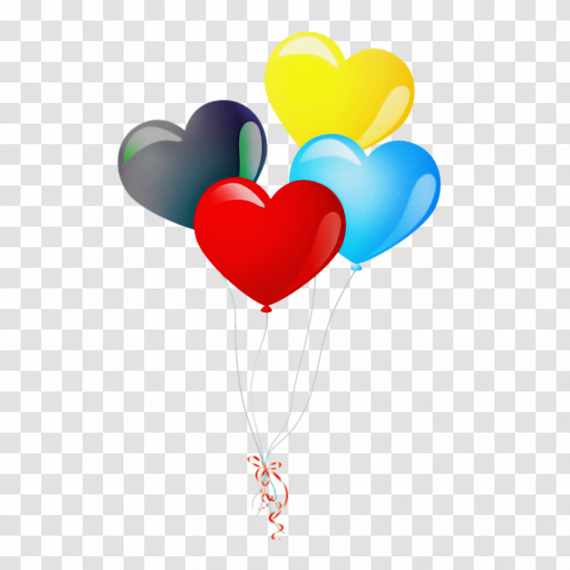 Heart Balloon Love Party Supply Heart Transparent PNG