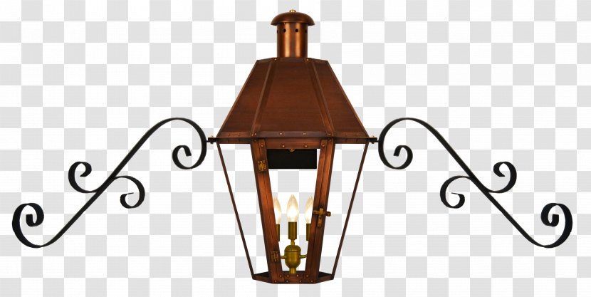 Gas Lighting Lantern Electricity - Ceiling Fixture - Copper Wall Lamp Transparent PNG