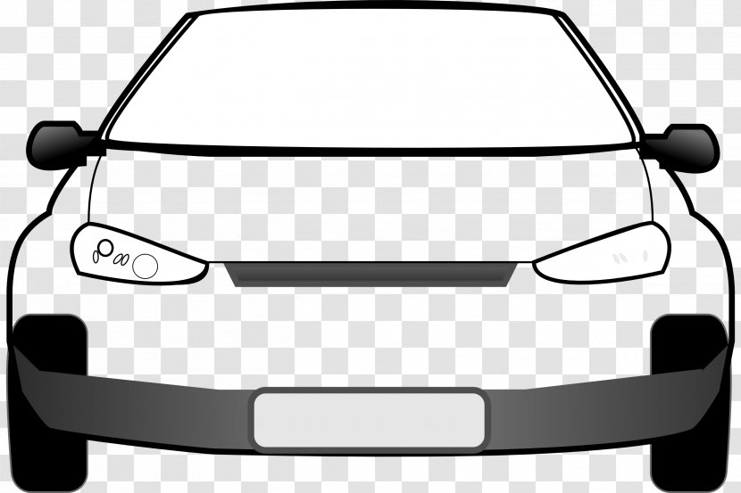Car Vehicle Clip Art - Headlamp - Line Cliparts Transparent PNG