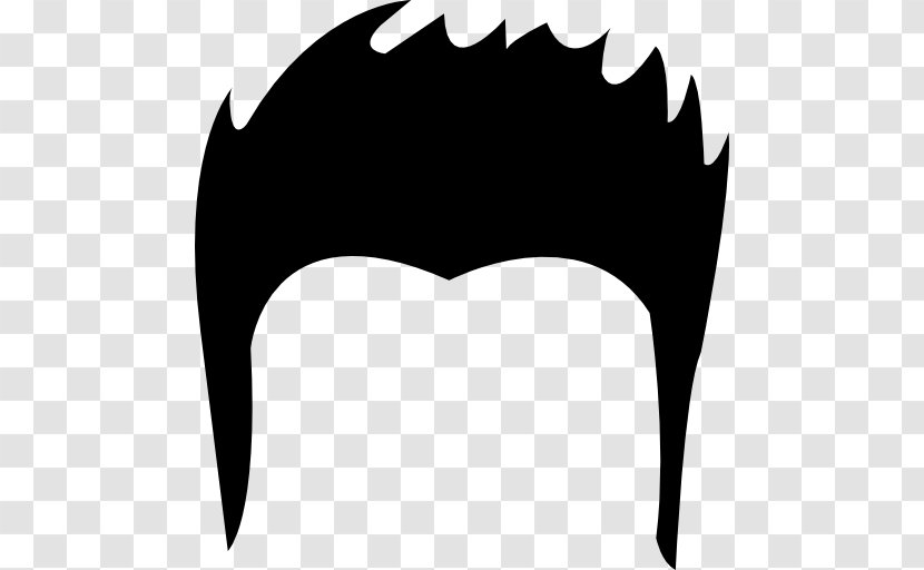 Hairstyle Black Hair Clip Art - Male - Shapes Transparent PNG