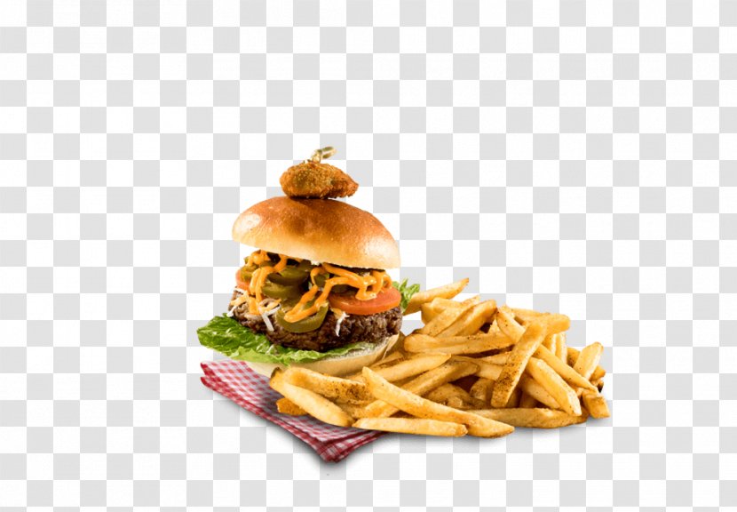 French Fries Hamburger Breakfast Sandwich Fast Food Buffalo Burger - Slider - Daily Transparent PNG