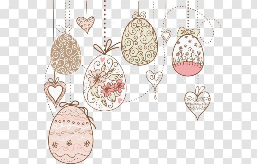 IPhone 6 Plus Easter Bunny Wallpaper - Hand-painted Egg Pendants Transparent PNG