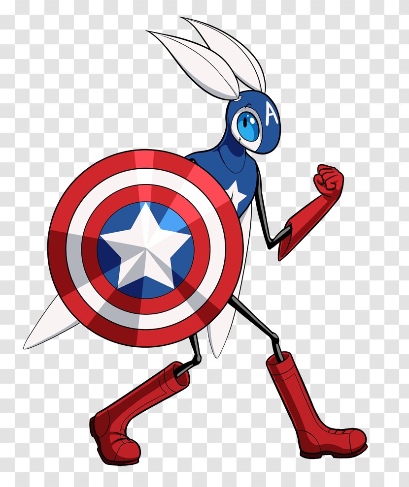 Captain America Hydra Superhero Clip Art - Artwork Transparent PNG
