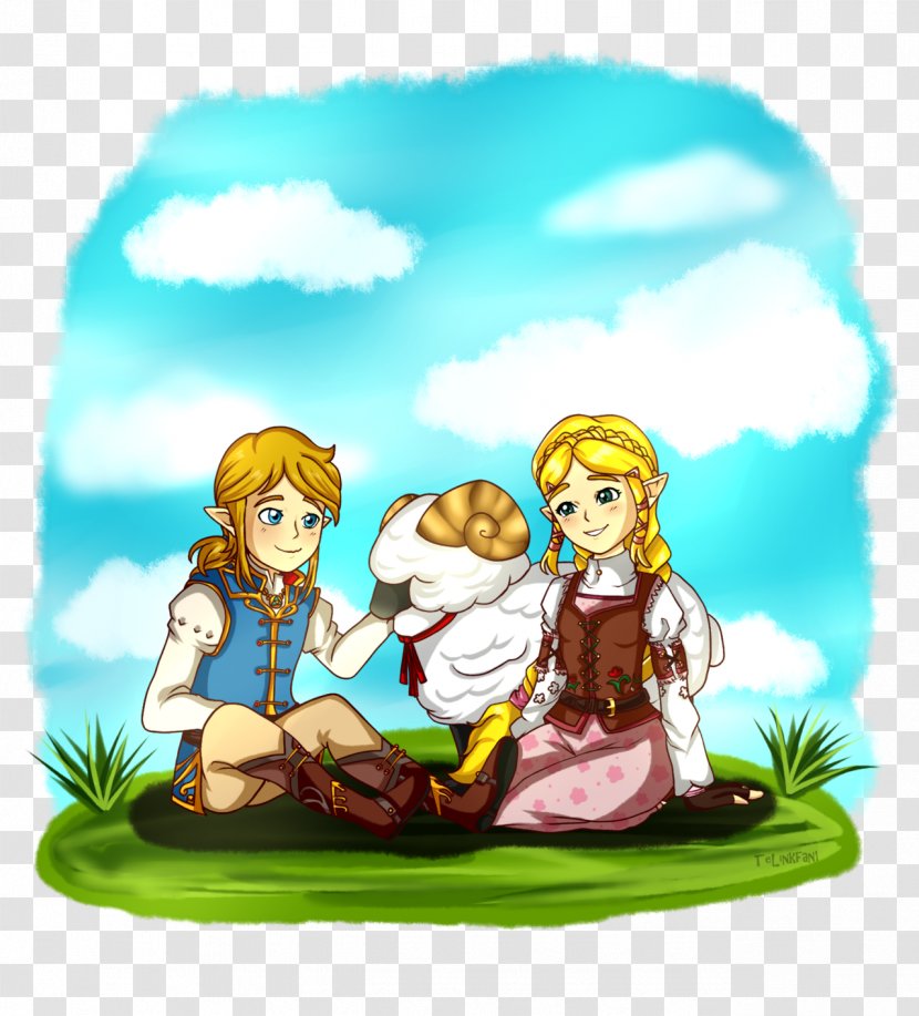 DeviantArt Artist Vertebrate Illustration - Human - Zelda Breath Of The Wild Fan Art Transparent PNG