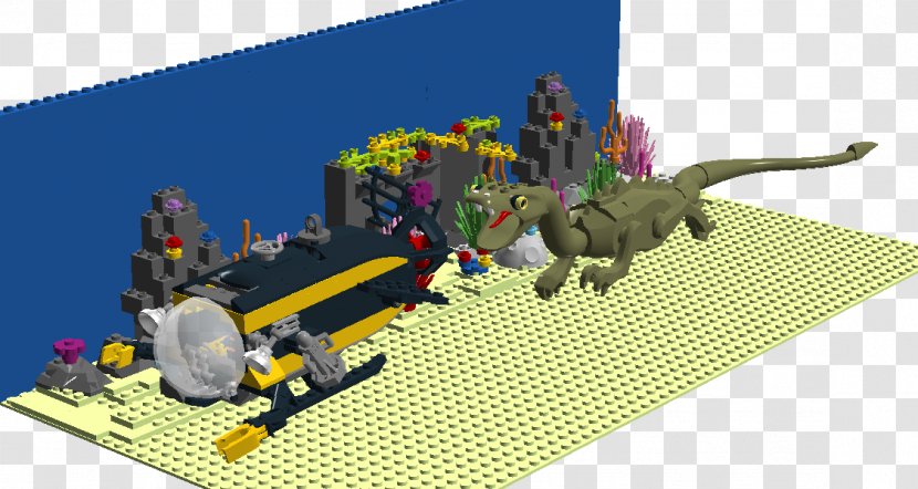 Lego Ideas Sea Monster - Loch Ness Transparent PNG
