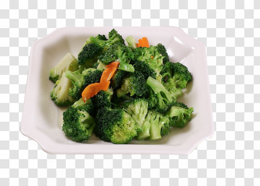 Broccoli Cauliflower Food Vegetable - Dish - Fried Transparent PNG