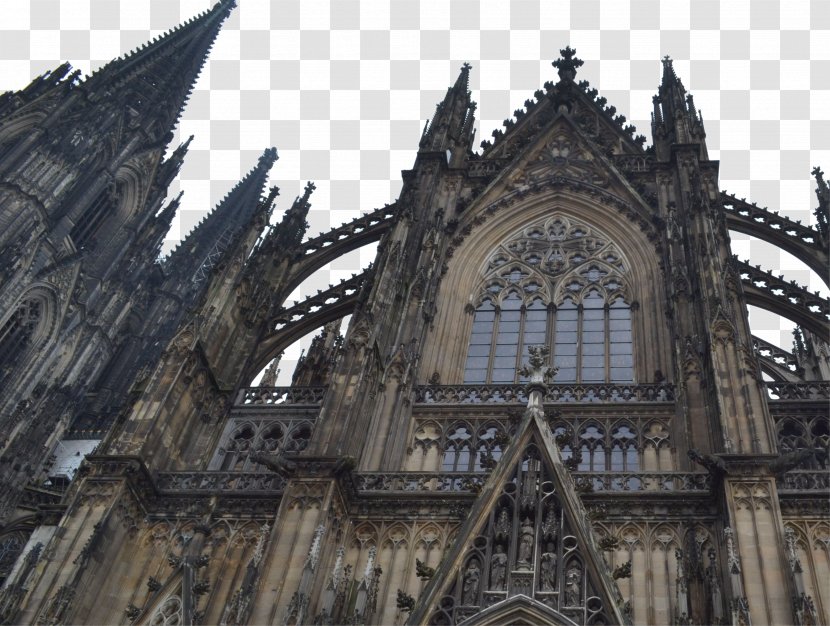 Cologne Cathedral Frauenkirche, Munich Church - Facade - Close-up Detail Transparent PNG