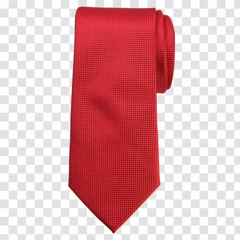 Magenta Maroon Silk Textile Necktie - Red Tie Transparent PNG