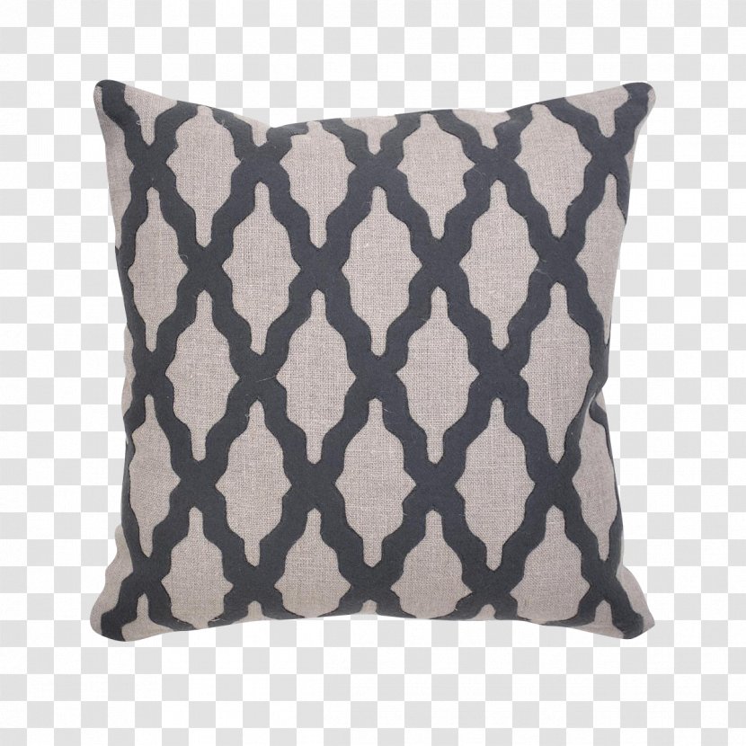 Classic Home Furniture Paper Cushion Royalty-free - Throw Pillows - Charcoal Transparent PNG