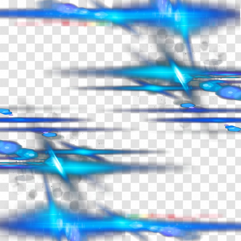 Light Blue - Glare - Effect Frame Transparent PNG