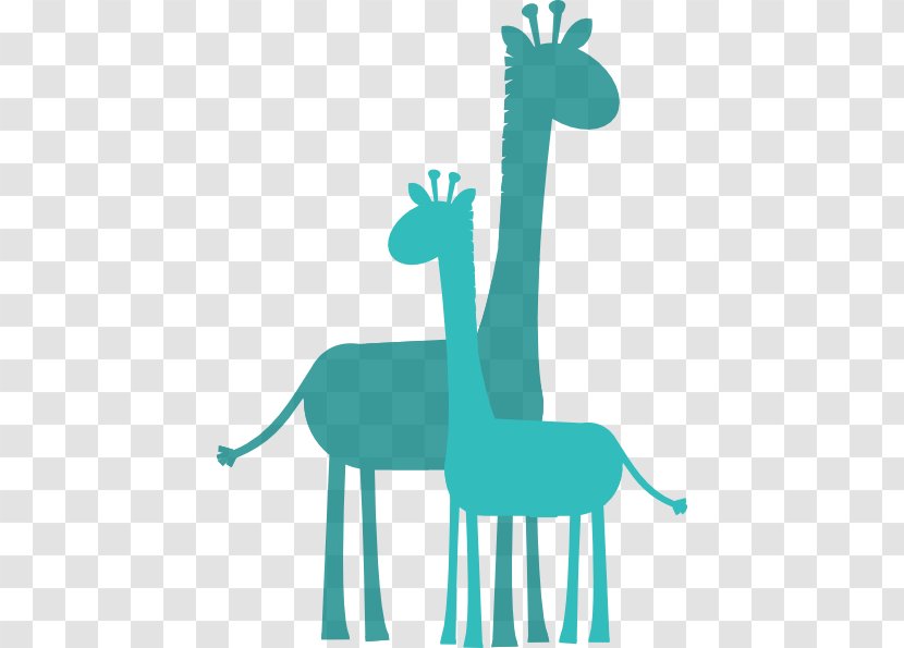 Baby Giraffes Free Clip Art - Document - Giraffe Transparent PNG