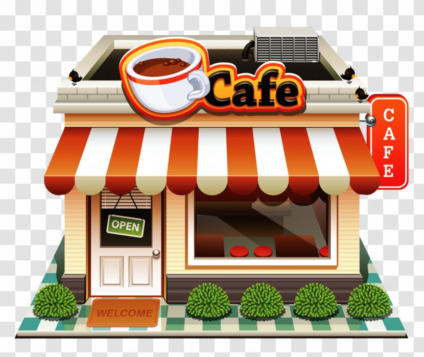 Vector Graphics Royalty-free Stock Photography Illustration IStock - Istock - Restaurant Building Transparent PNG