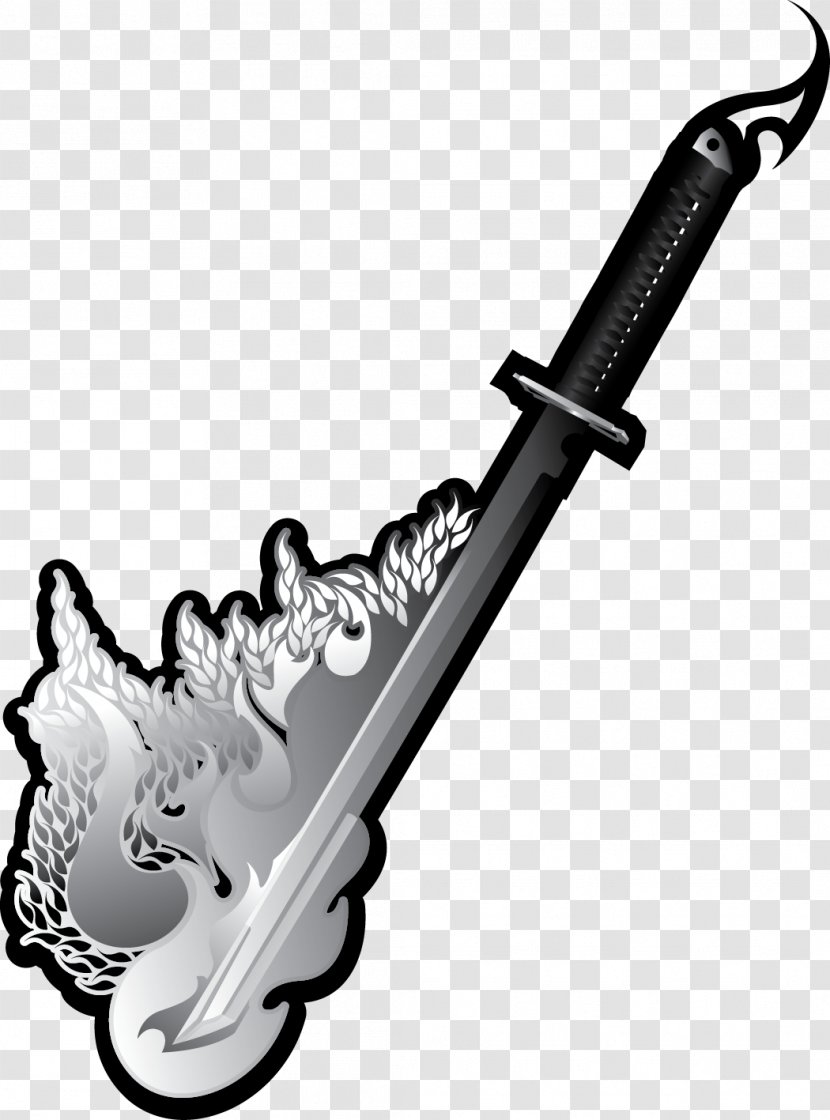 Knife Katana Samurai - Cold Weapon - Vector A Sword Transparent PNG