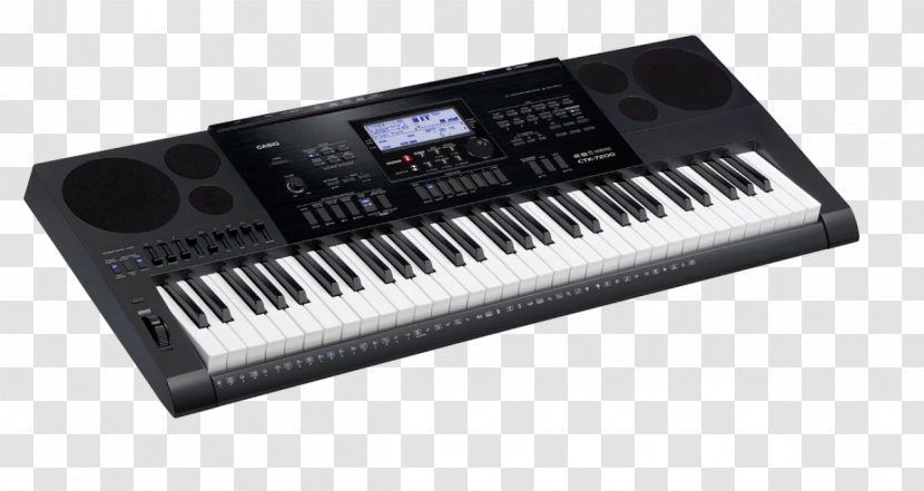 Electronic Keyboard Casio Musical Instruments Piano - Instrument Transparent PNG