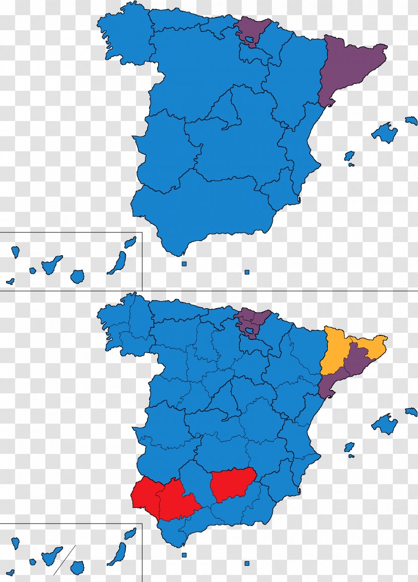 Spanish General Election, 2016 Spain 2011 Next Election 2015 - Map Transparent PNG
