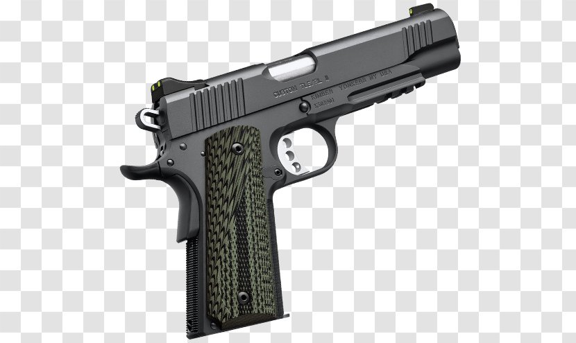 Kimber Manufacturing Custom .45 ACP Eclipse Automatic Colt Pistol - Handgun - Confirmed Sight Transparent PNG