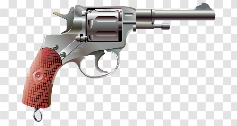 Revolver Firearm Gun Barrel Pistol Trigger - Stock - Weapon Transparent PNG