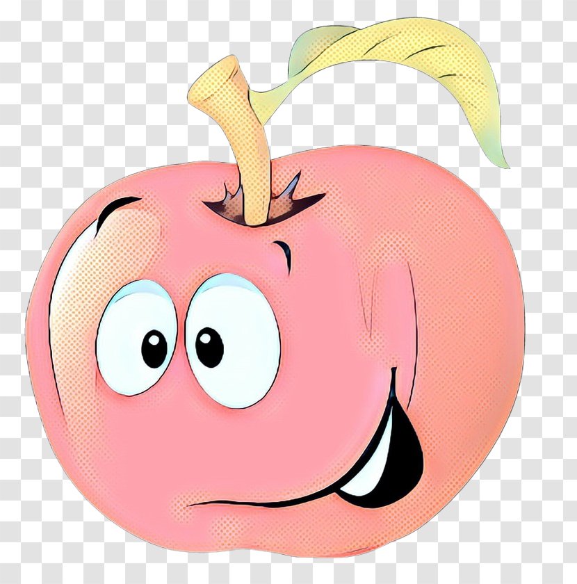Vintage Background - Fruit - Peach Smile Transparent PNG