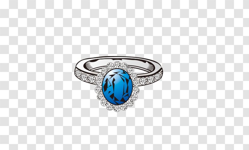 Ring Gemstone Turquoise - Sapphire - Rings Transparent PNG